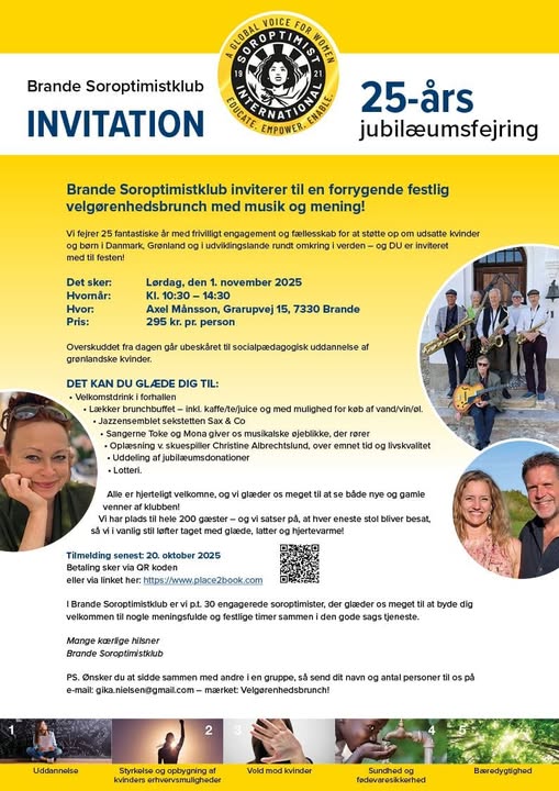 velgørenhedsbrunch - Sorooptimisterne